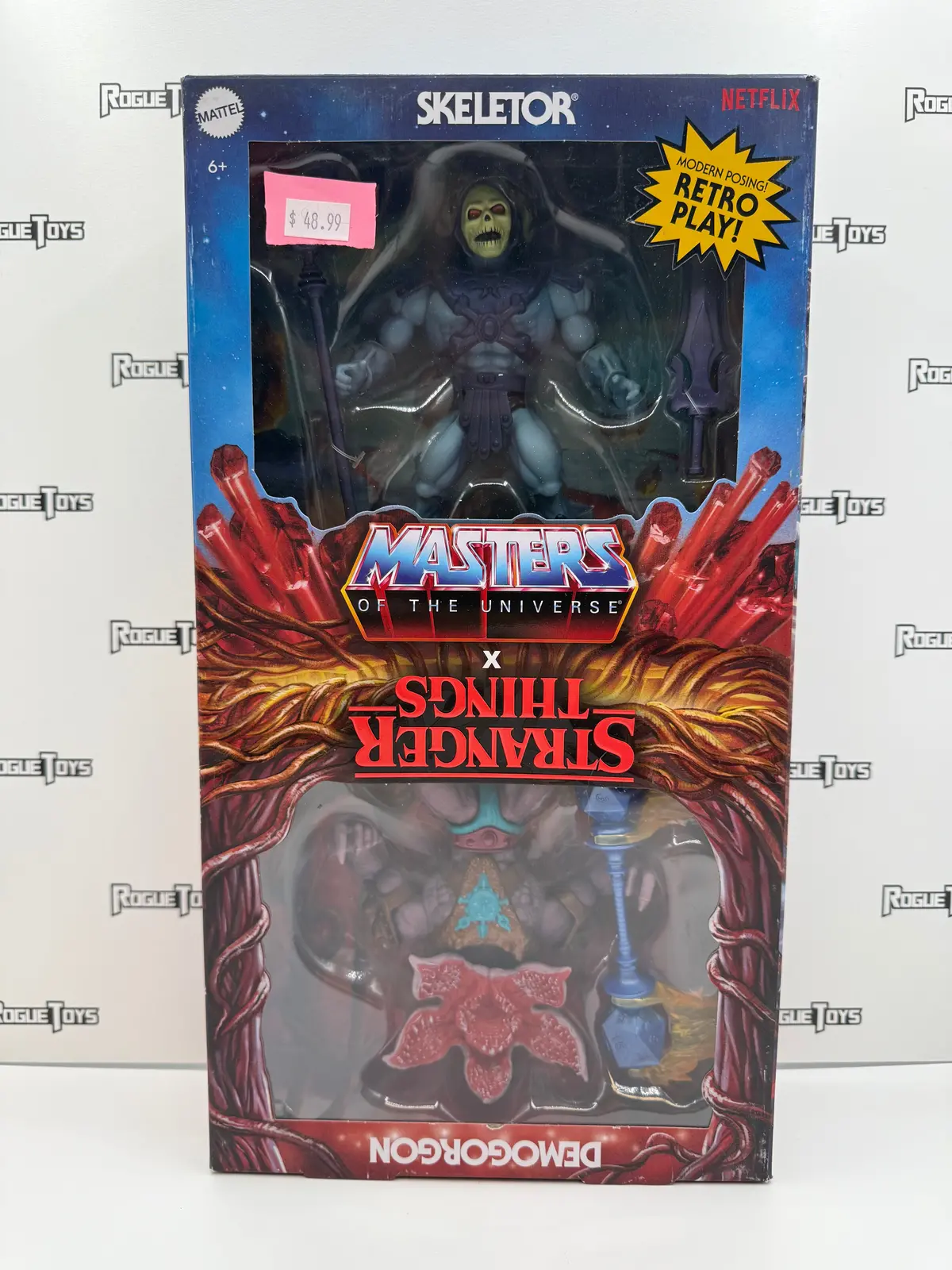 Mattel Masters Of The Universe (Motu) X Stranger Things Skeletor & Demogorgon 1