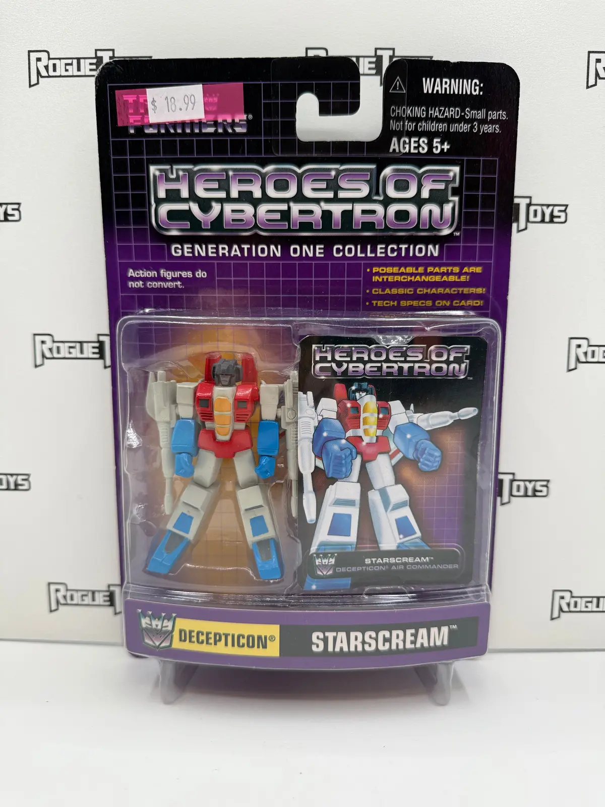 Hasbro Transformers Heroes Of Cybertron Generation One Collection Decepticon Starscream 1