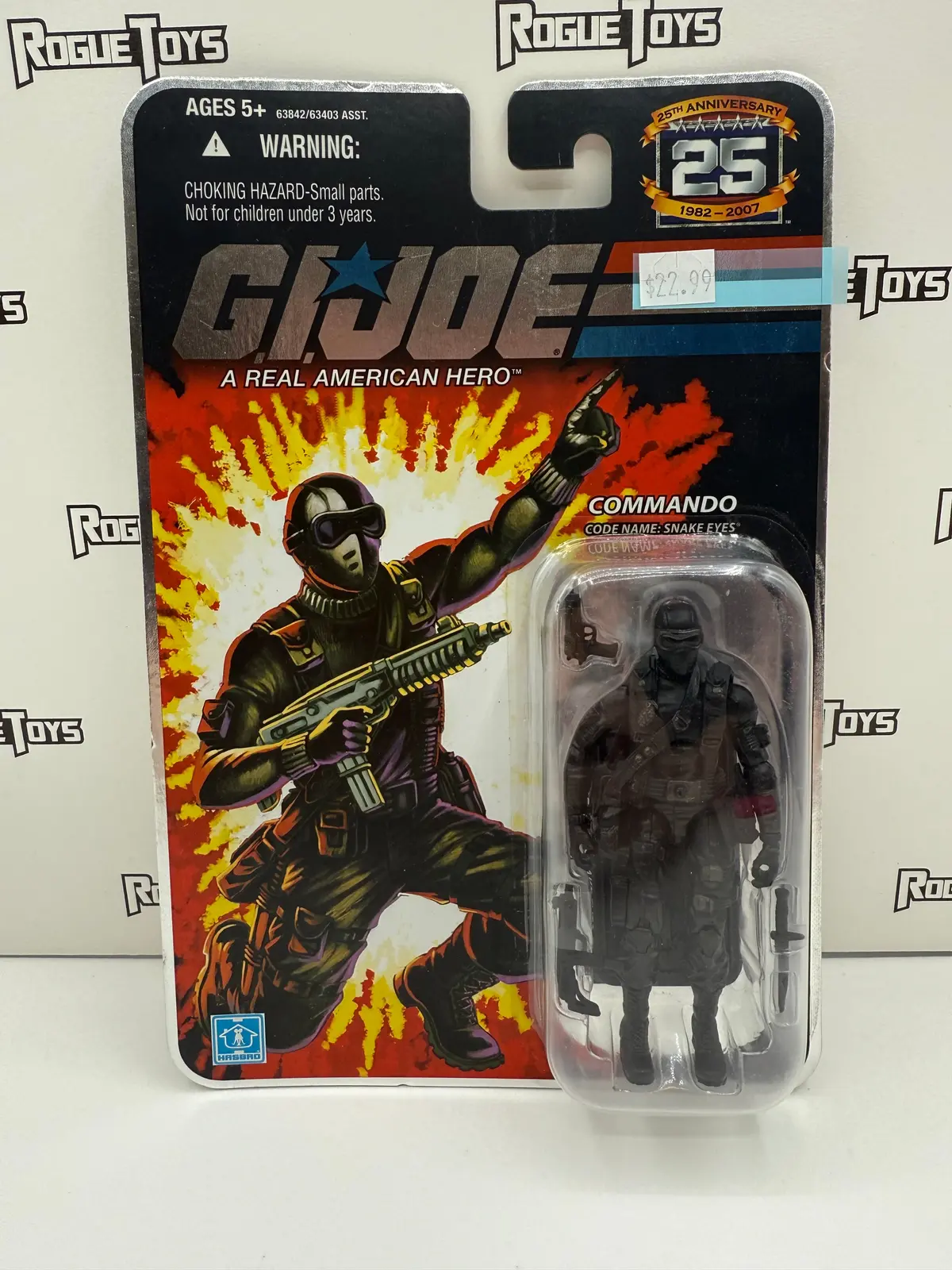Hasbro G.I. Joe A Real American Hero (Arah) 25Th Anniversary Commando Snake Eyes 1