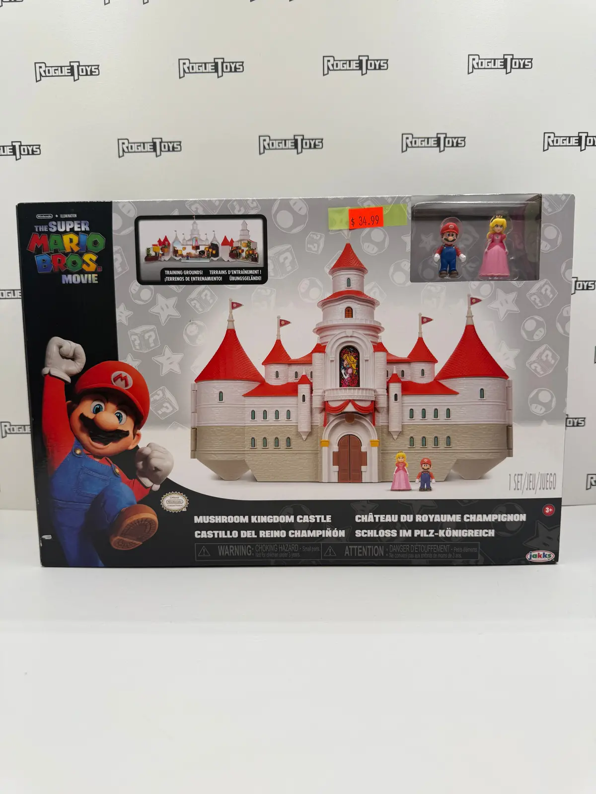 Jakks Pacific The Super Mario Bros. Movie Mushroom Kingdom Castle 1