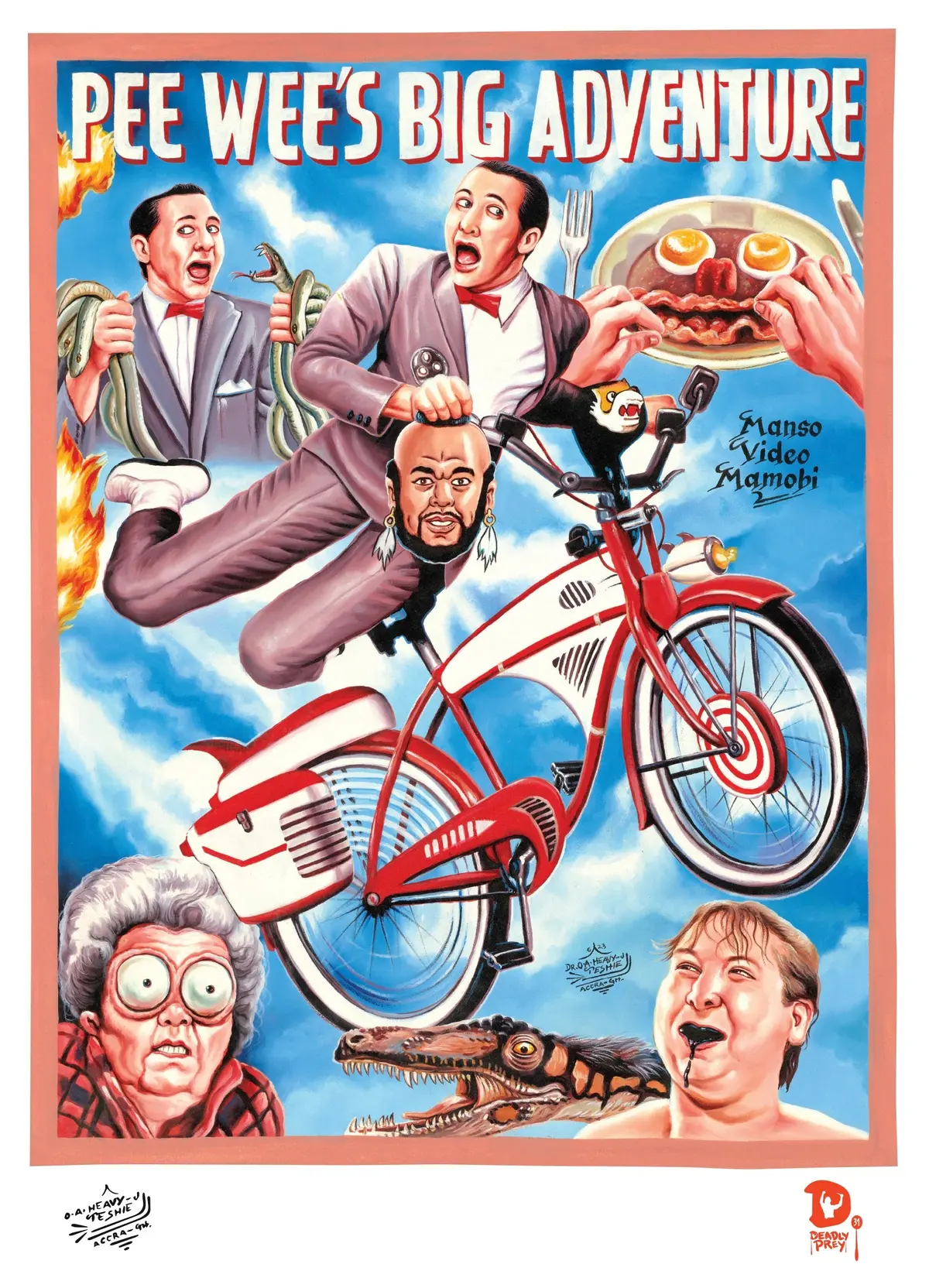 Pee-Wee’S Big Adventure (High Quality Print) - Heavy J 1