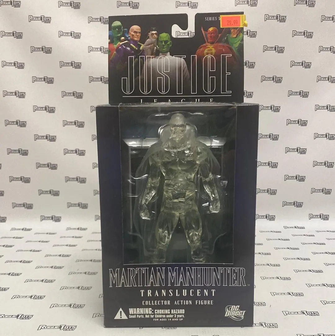Dc Direct Justice League Martian Manhunter Translucent Collector Action Figure 1