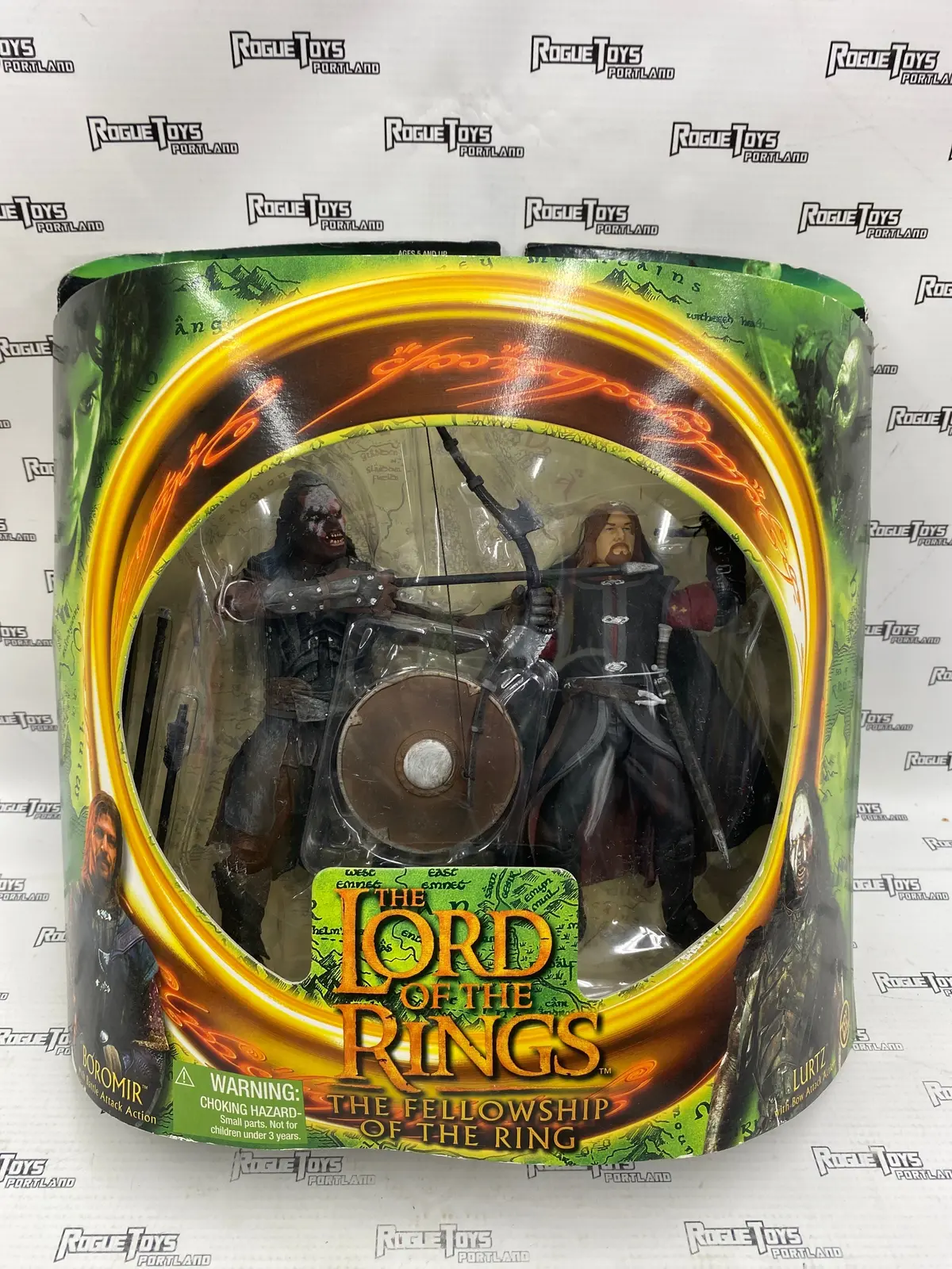Toy Biz Lotr Fellowship Of The Ring Boromir & Lurtz 1