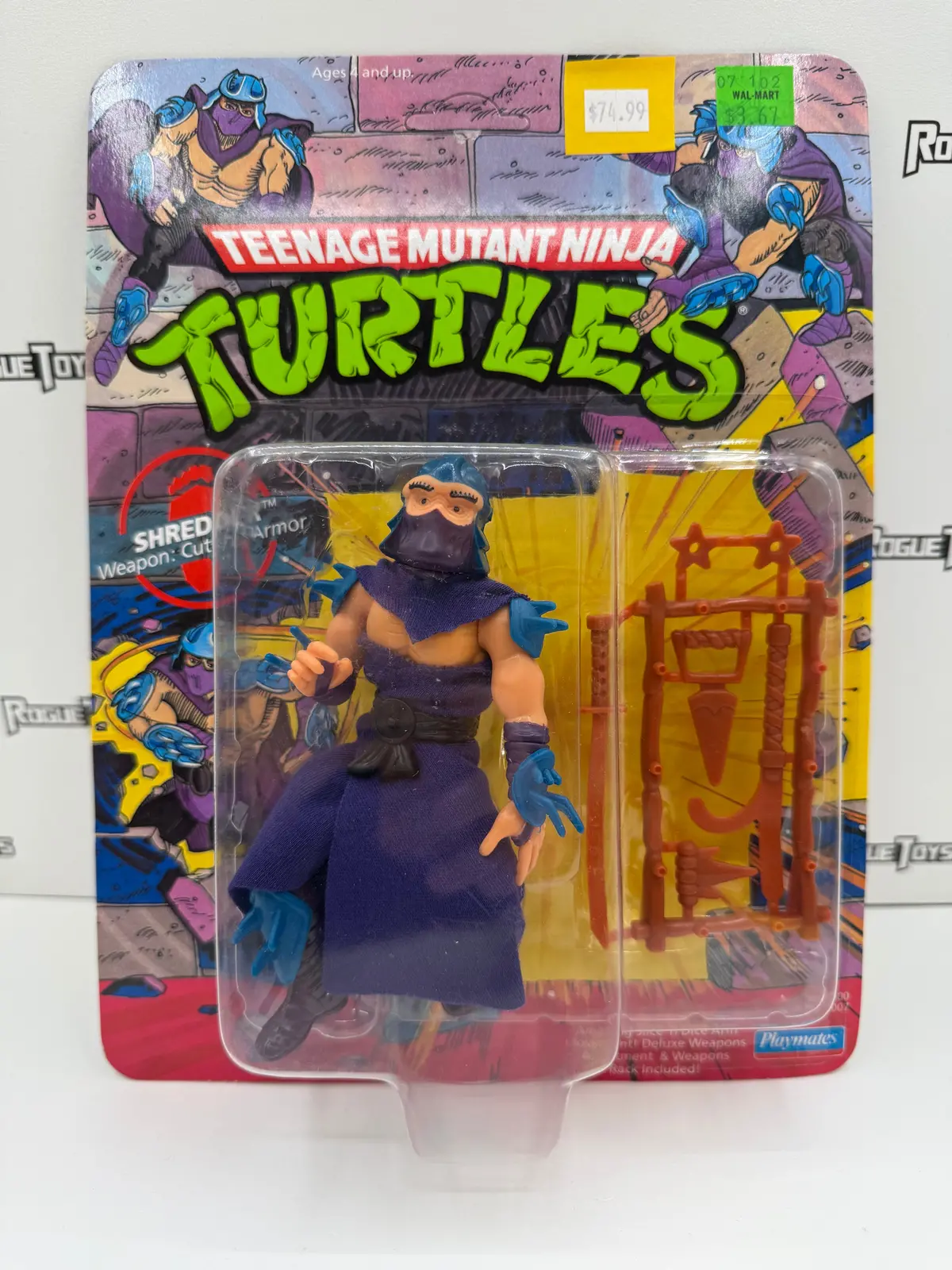 Playmates Teenage Mutant Ninja Turtles (Tmnt) Shredder W/ Cutting Armor 1