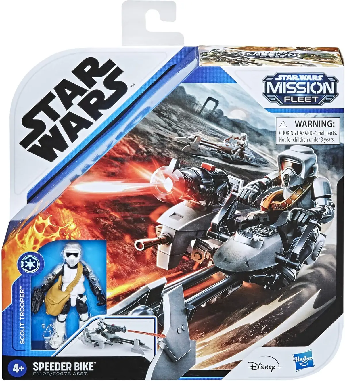 Star Wars Mission Fleet (Expedition Class) Speeder Bike (Sprint) & Scout Trooper Figure Playset F1128 Last One! 1