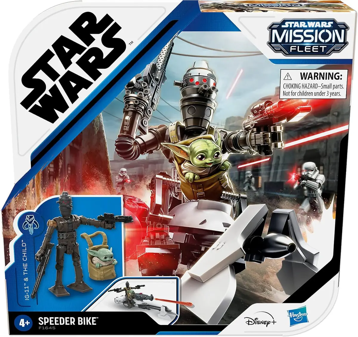 Star Wars Mission Fleet (Expedition) Protect The Bounty: Speeder Bike, Ig-11, The Child (Grogu) F1645 Low Stock 1