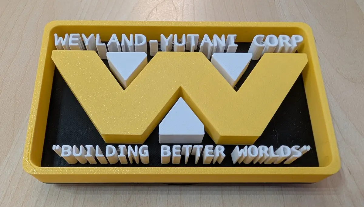 Weyland-Yutani Corp Building Better Worlds (Alien) Logo: Desk Paper Weight/Pop Art 14 X 8.5 X 4.5 Cm 1