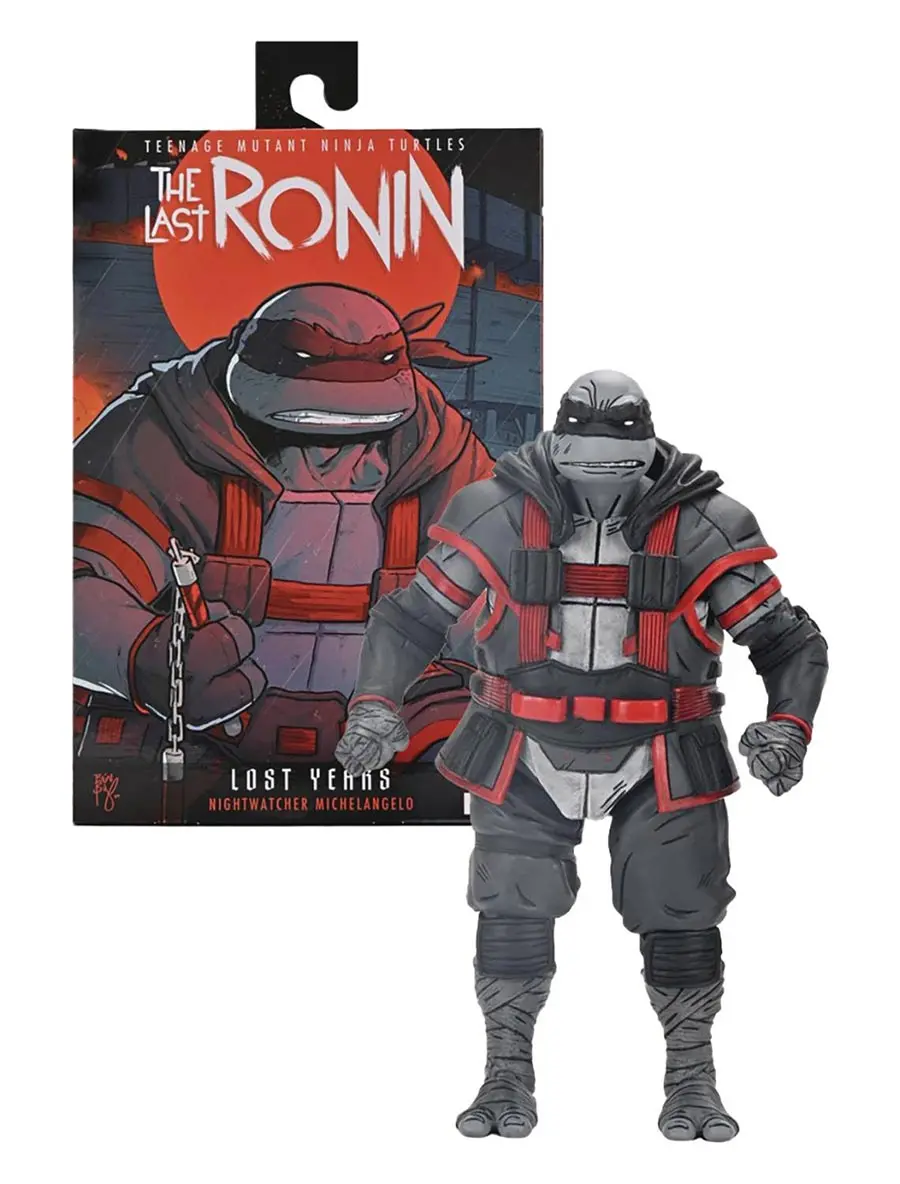 Neca Teenage Mutant Ninja Turtles (Last Ronin: Lost Years 19) Nightwatcher Michelangelo Figure 54414 Low Stock 1