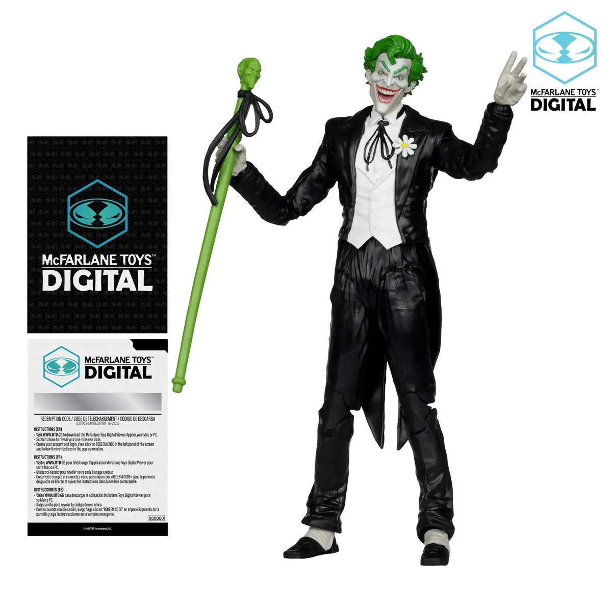 Mcfarlane Toys (Dc Direct) The Joker (Silver Age) Platinum Edition Figure & Digital Collectible 17259 Last One! 1