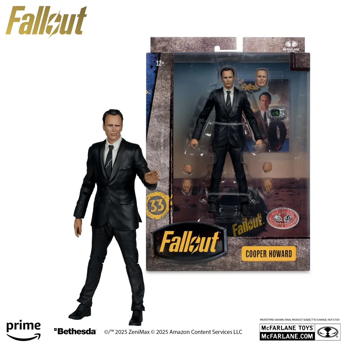 Mcfarlane: Fallout (Tv Series) Season 2 - Cooper Howard (Red Platinum Edition) Action Figure (11624) Low Stock 1