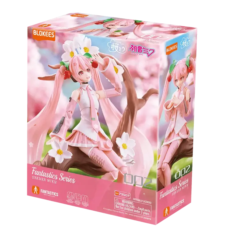 Blokees Vocaloid Fantastics 002 Hatsune Miku (Sakura Version) Buildable Figure Model Kit 73507/53134 1