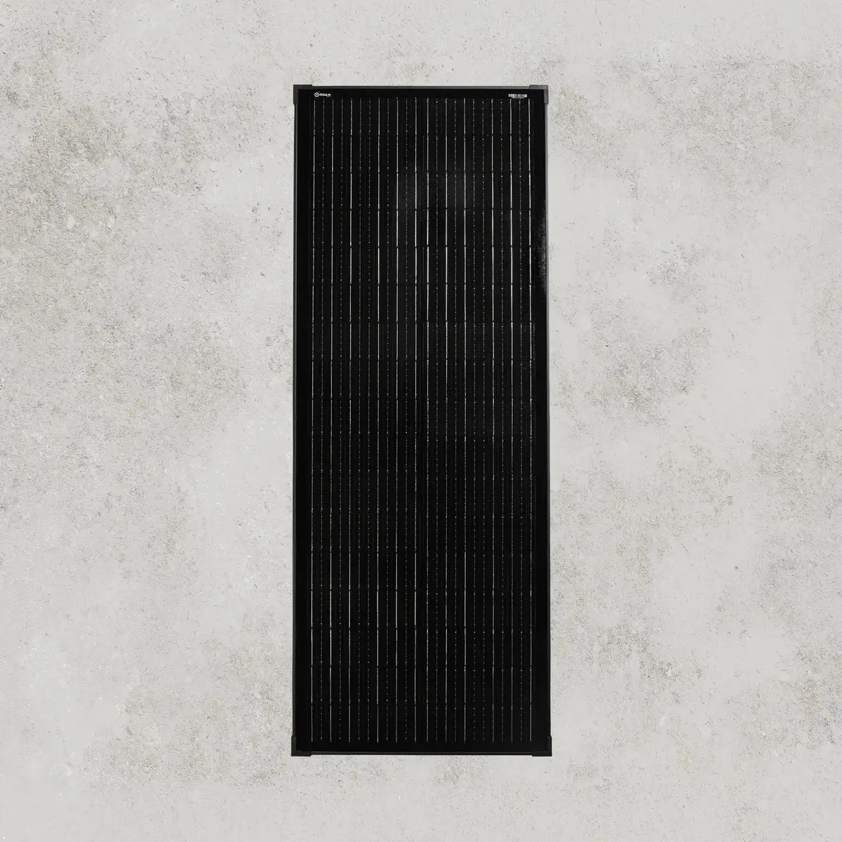 100W 12V Slimline Black Glass Solar Panel (20Mm Frame) 1