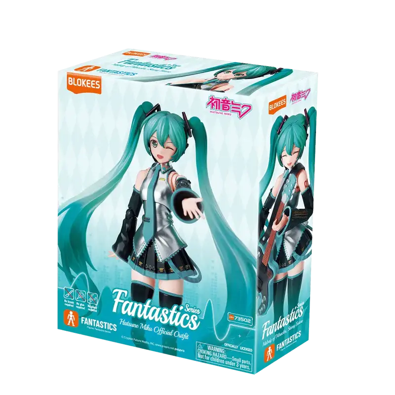 Blokees: Vocaloid Fantastics 001 Hatsune Miku (Official Outfit) Buildable Figure Model (73502/53041) 1