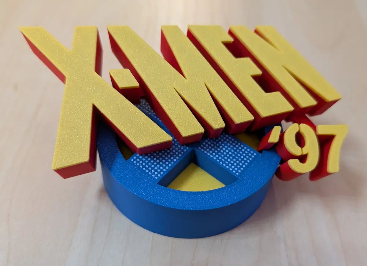Marvel Comics/Animation/Mcu - X-Men 97 Logo - Desk Paper Weight/Novelty Pop Art (14 X 9 X 7 Cm) 1