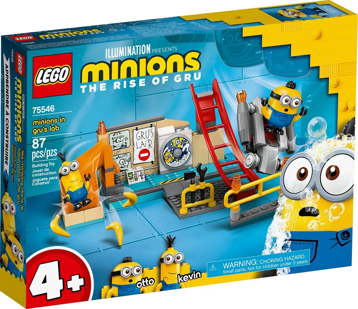 Lego Minions: The Rise Of Gru - Minions In Gru's Lab - 4+ Building Toy (75546) Last One! 1
