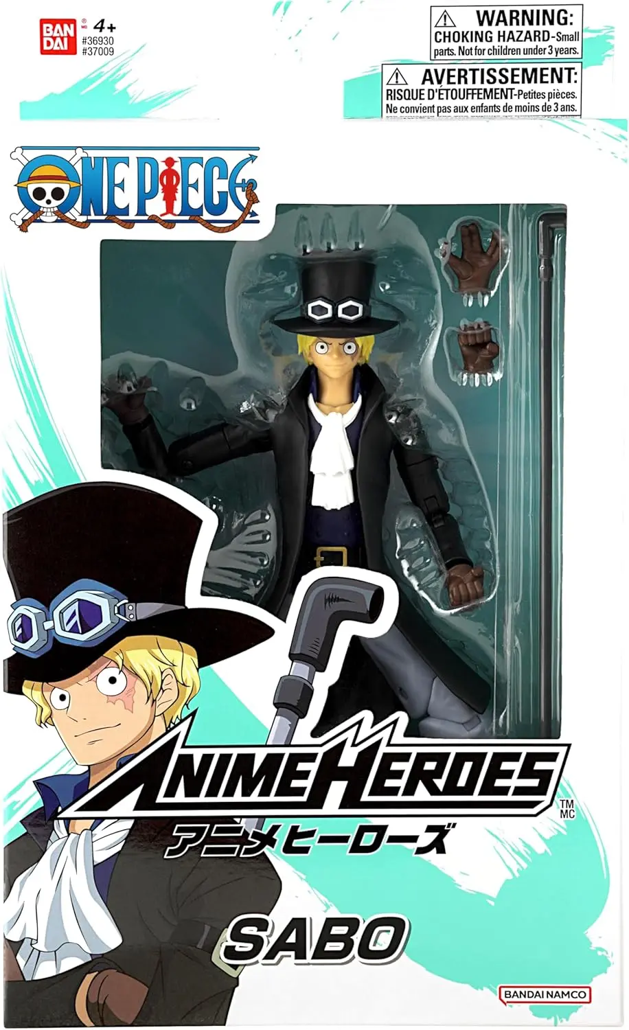 Bandai - Anime Heroes - One Piece - Sabo Action Figure (37009) Low Stock 1