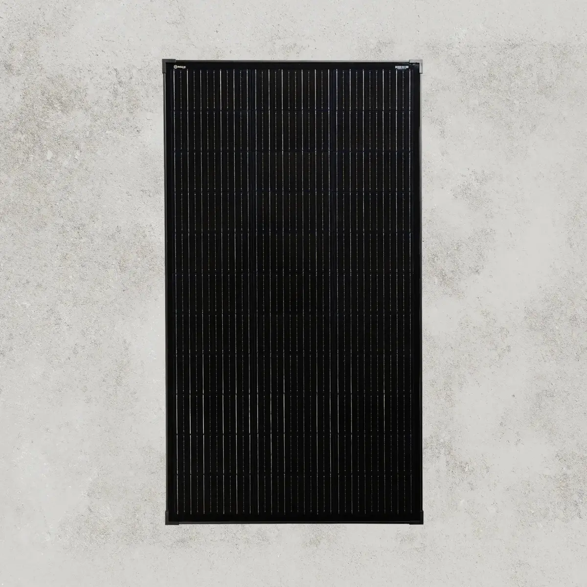 160W 12V Slimline Black Glass Solar Panel (20Mm Frame) 1