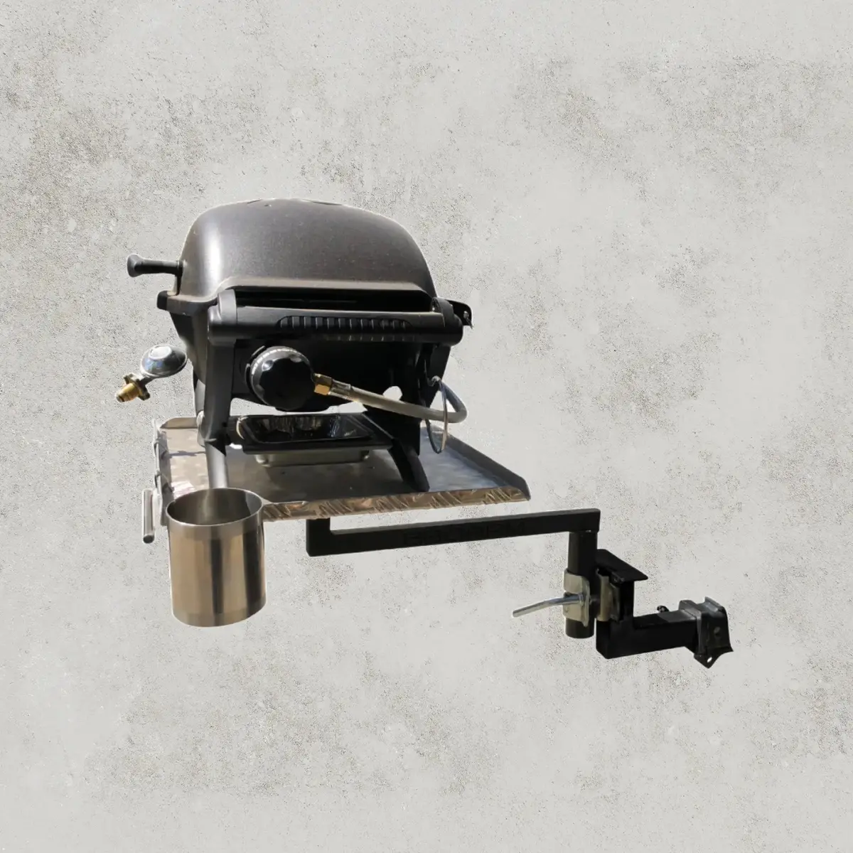 Bbq Arm Kit For Vehicle Tow-Hitch 1