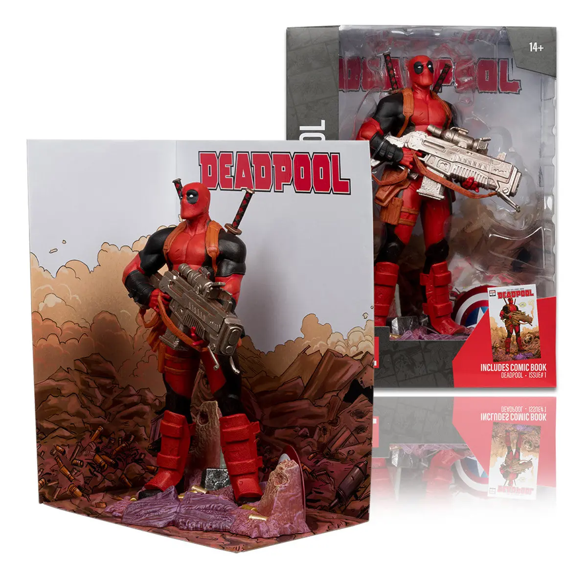 Mcfarlane: Marvel Collection - Deadpool (Deadpool #1) 1:6Th Figure W/Diorama Scene (14816) 1
