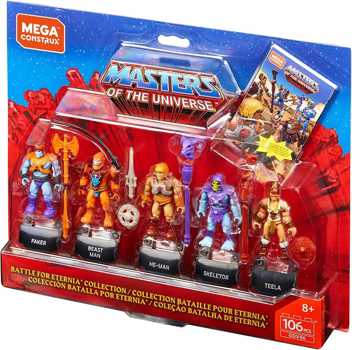 Mega Construx - Masters Of The Universe - Battle For Eternia Collection - 5 Micro Figure Set (Gdv86) Last One! 1