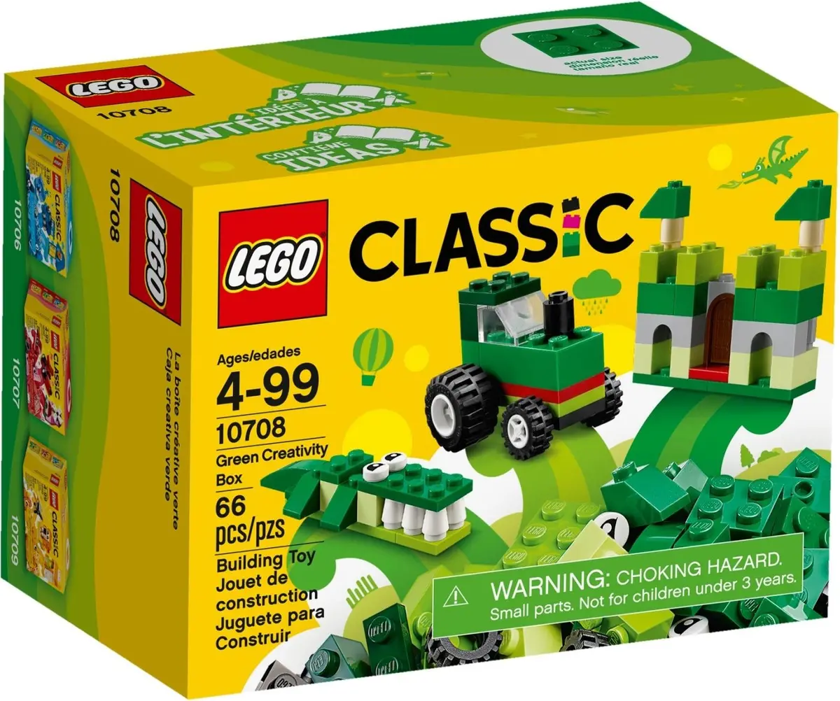 Lego Classic - Green Creativity Box - Building Toy (10708) Last One! 1