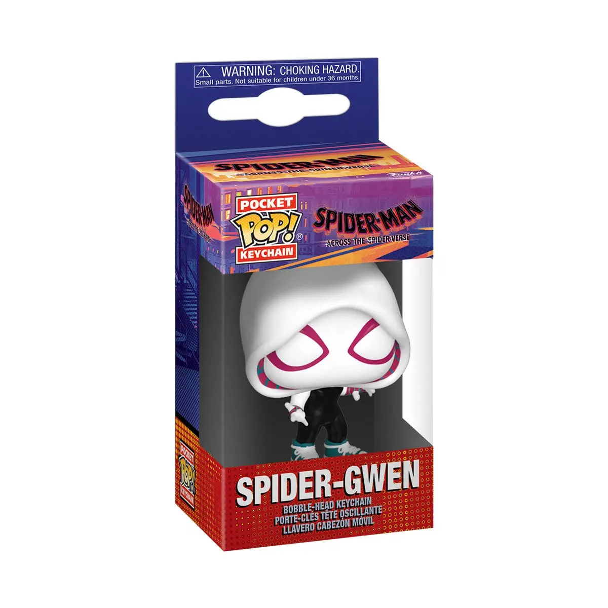 Funko Pocket Pop! - Spider-Man: Across The Spider-Verse - Spider-Gwen Bobble-Head Keychain (67206) 1