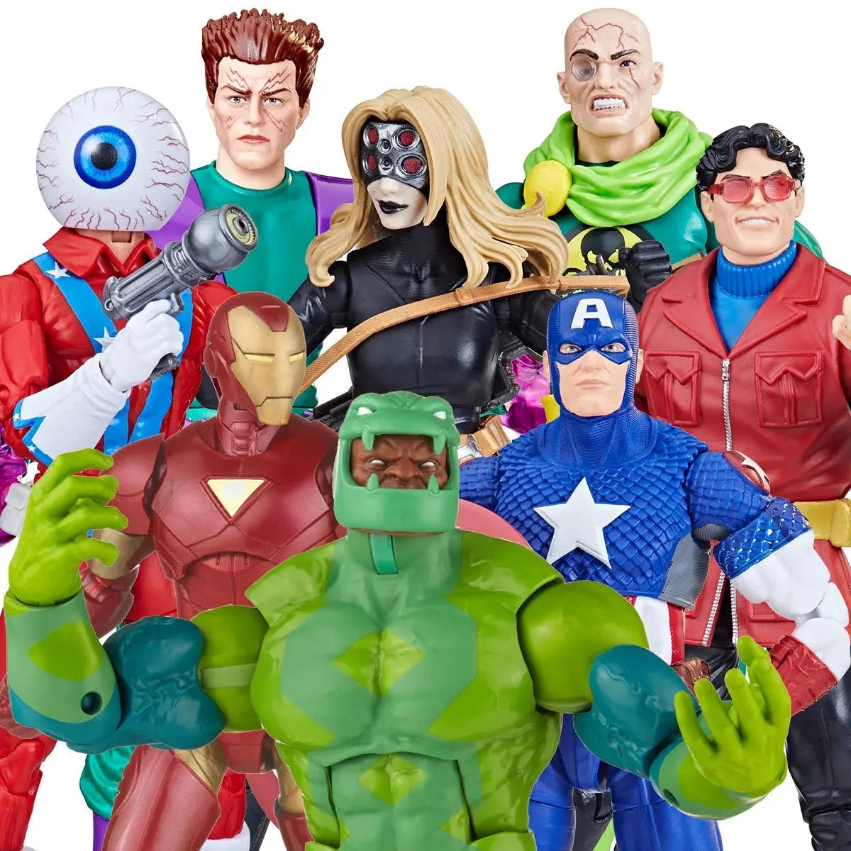 Marvel Legends Series - Avengers (Puff Adder Baf) 7-Pack Action Figure Set (F6481a) Last One! 1