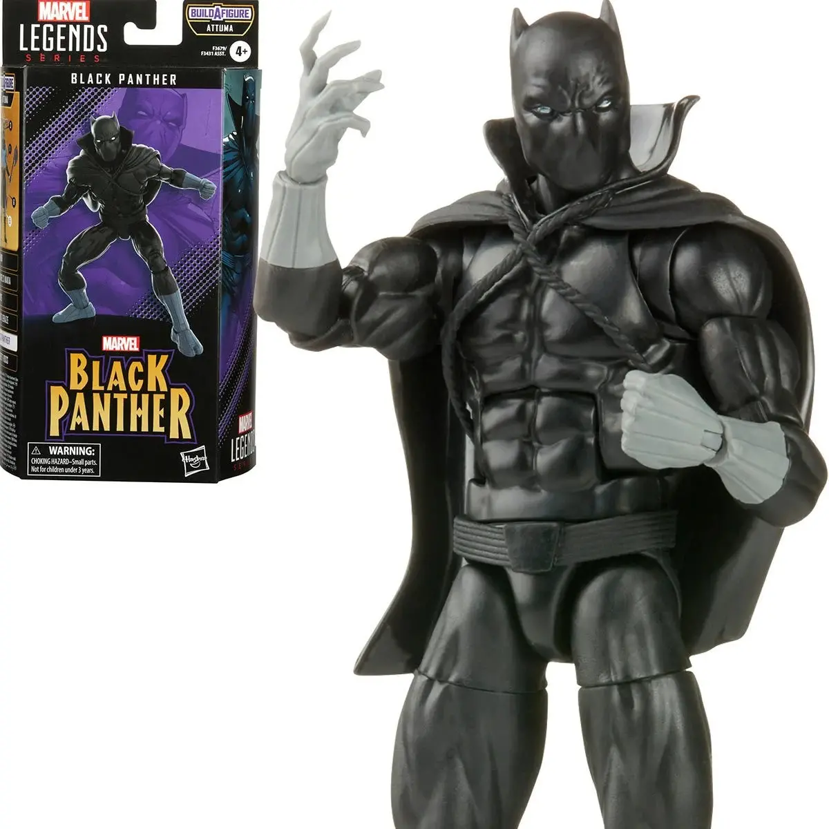 Marvel Legends - Black Panther Wakanda Forever (Attuma Baf) Black Panther Action Figure (F3679) 1