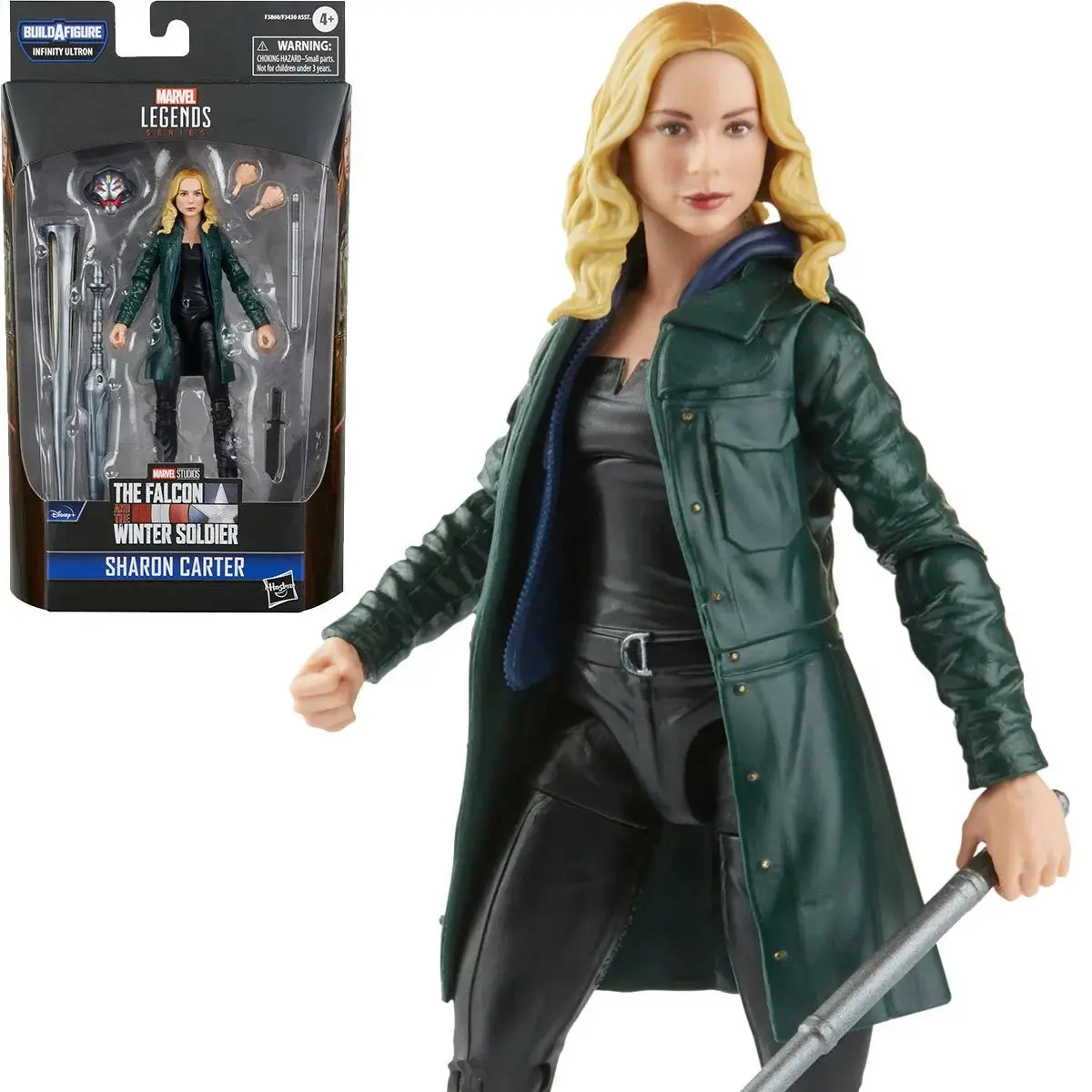 Marvel Legends Series - Infinity Ultron Baf - The Falcon And The Winter Soldier - Sharon Carter Action Figure (F3860) 1