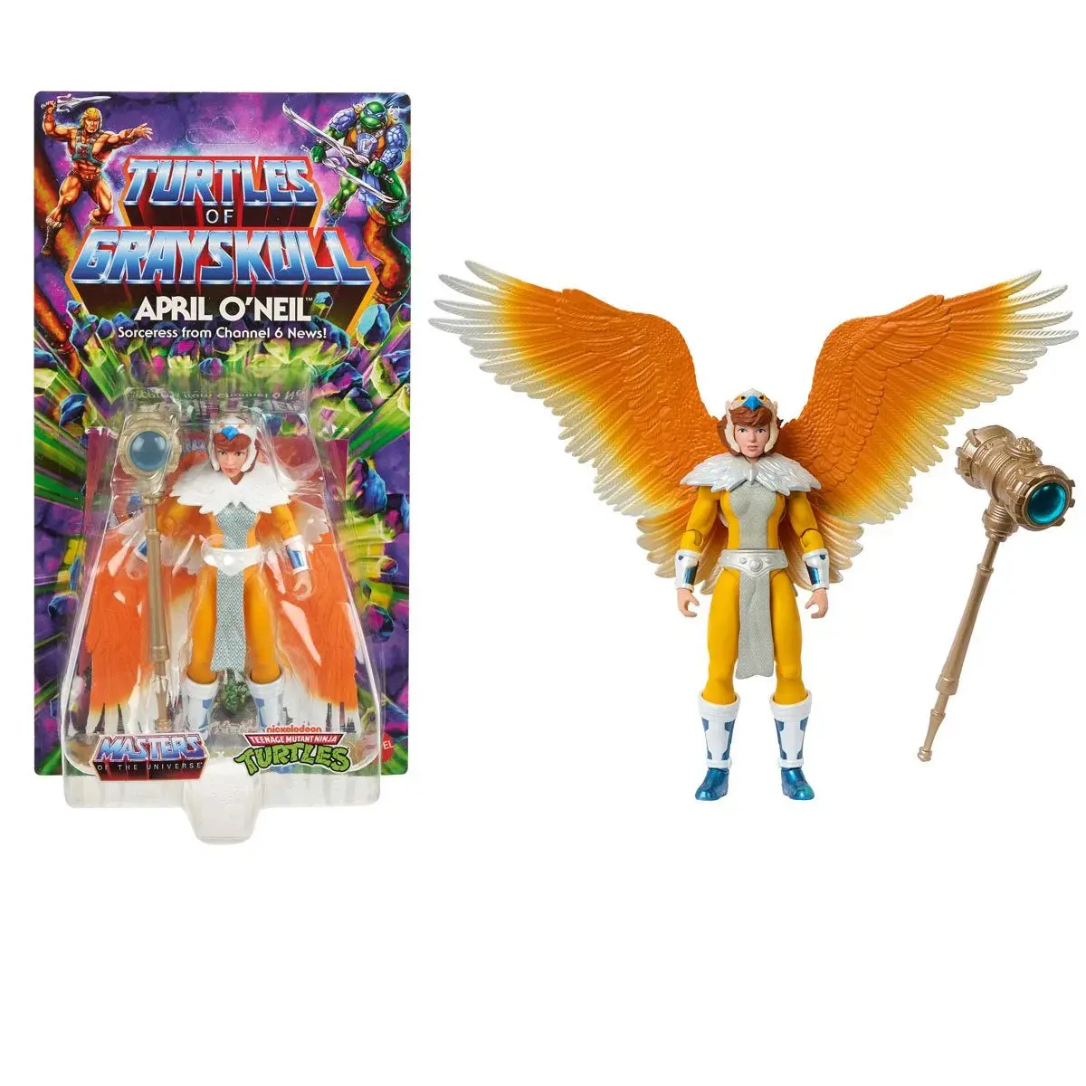 Turtles Of Grayskull (Motu V Tmnt) - April O'neil Action Figure (Hth19) 1