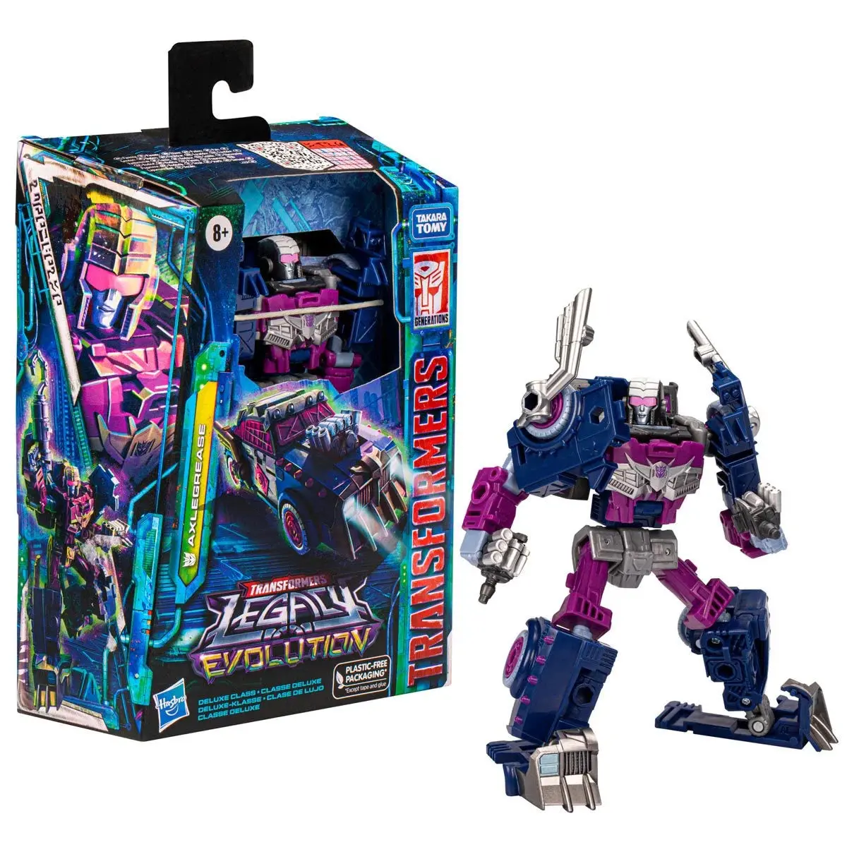 Transformers: Legacy Evolution - Deluxe Axlegrease Action Figure (F7199) 1