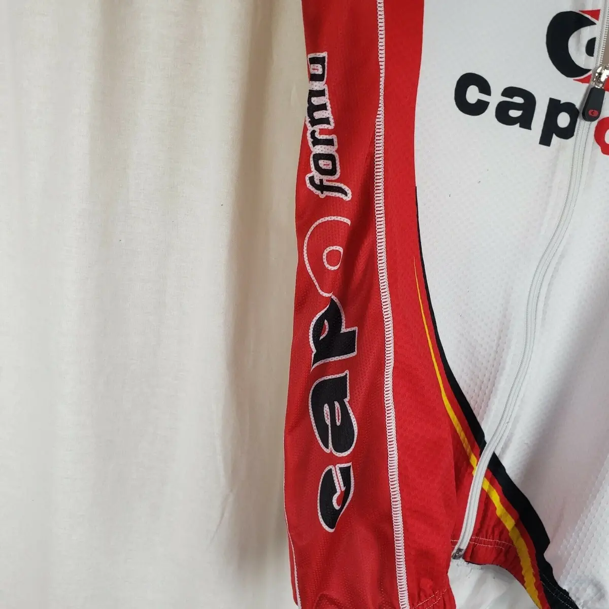 Capoforma Cycling Jersey Made In Italy Mens Xl Full Zip Short Sleeve Lightweight 2