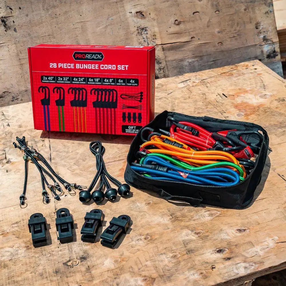 Proready 28Pc Bungee Cord Set 1