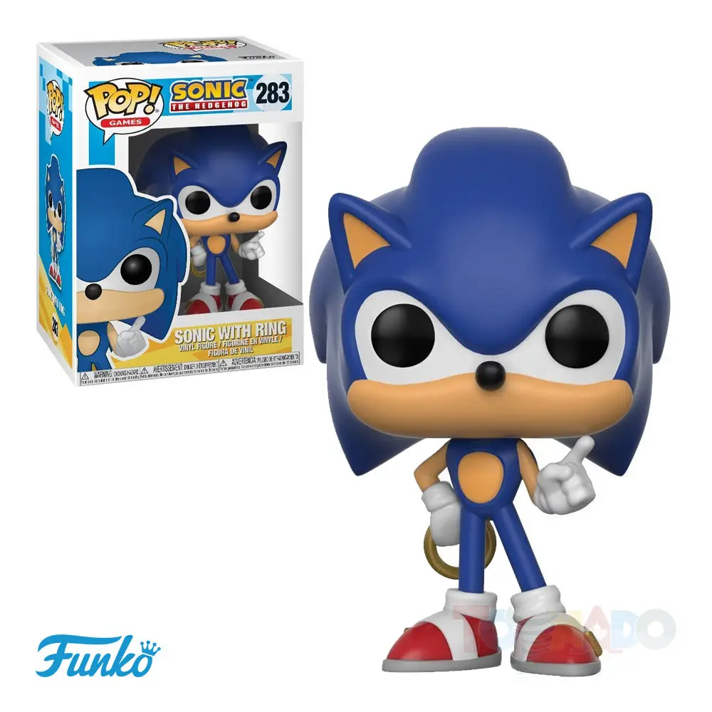 Funko Pop! Games #283 - Sonic The Hedgehog - Sonic With Ring Vinyl Figure (20146) Last One! 1
