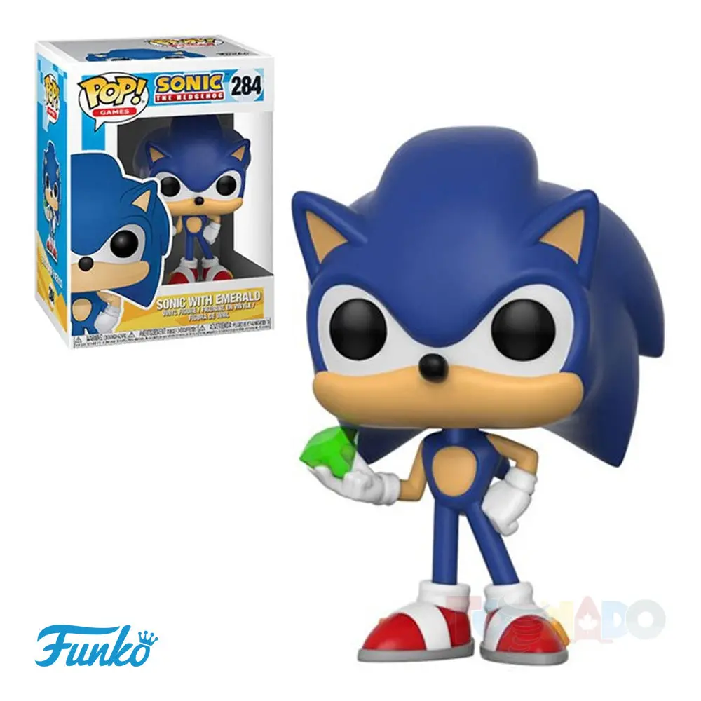Funko Pop! Games #284 - Sonic The Hedgehog - Sonic The Hedgehog (With Emerald) Vinyl Figure (20147) Last One! 1
