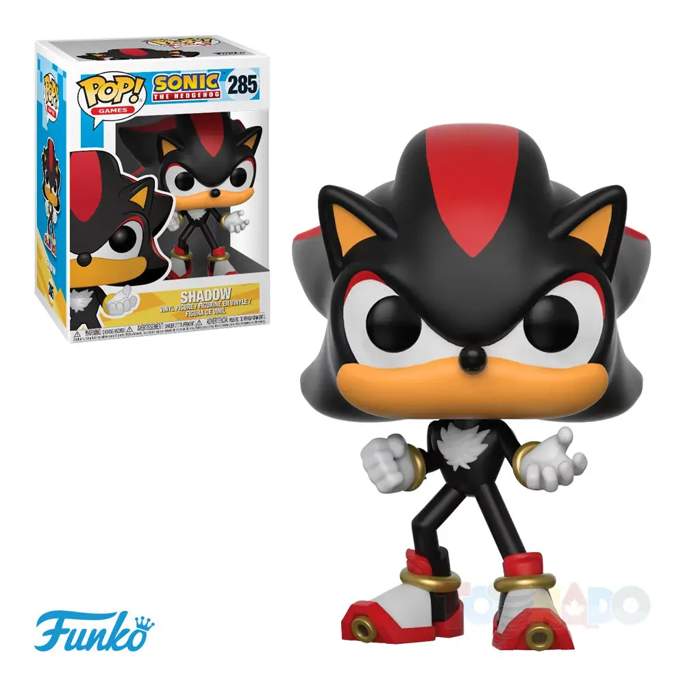 Funko Pop! Games #285 - Sonic The Hedgehog - Shadow Vinyl Figure (20148) Low Stock 1