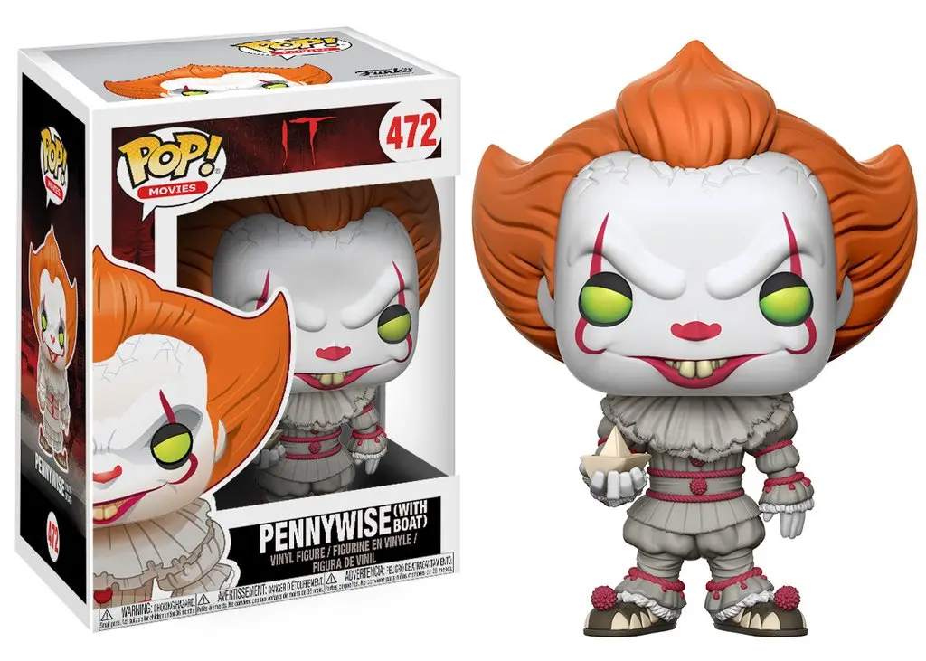 Funko Pop! Movies #472 - It - Pennywise With Boat Vinyl Figure (20176) 1