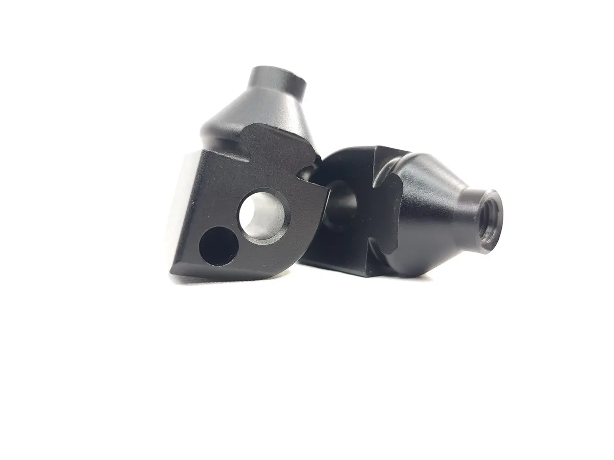 Pistol Grip Passenger Peg Adapter Set - M8 Softail 1