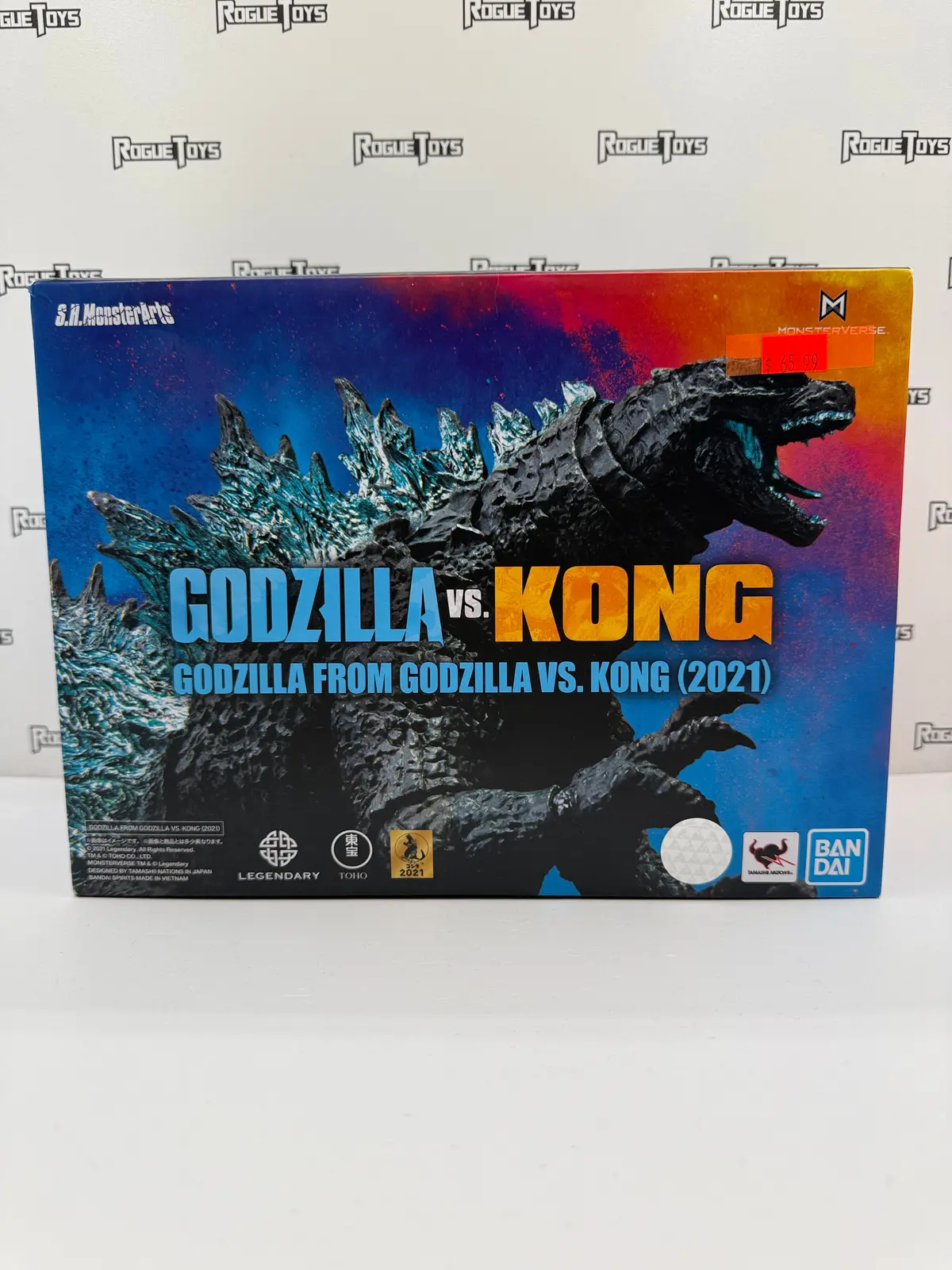 Bandai Tamashii Nations S.H.Monsterarts Monsterverse Godzilla Vs. Kong (2021) Godzilla 1