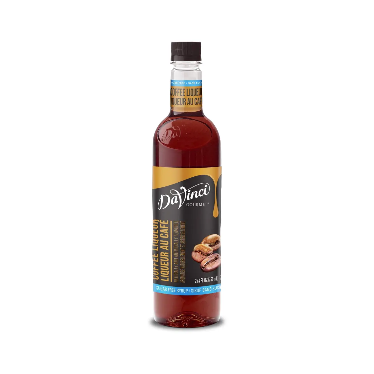 Sugar-Free Coffee Liqueur Syrup - 4 X 750 Ml Plastic 1