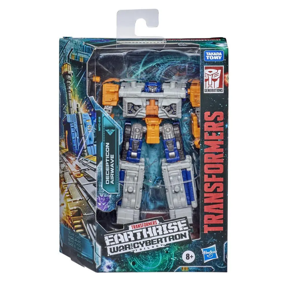Transformers - War For Cybertron: Earthrise - Decepticon Airwave Action Figure Wfc-E18 (E7161) Low Stock 1