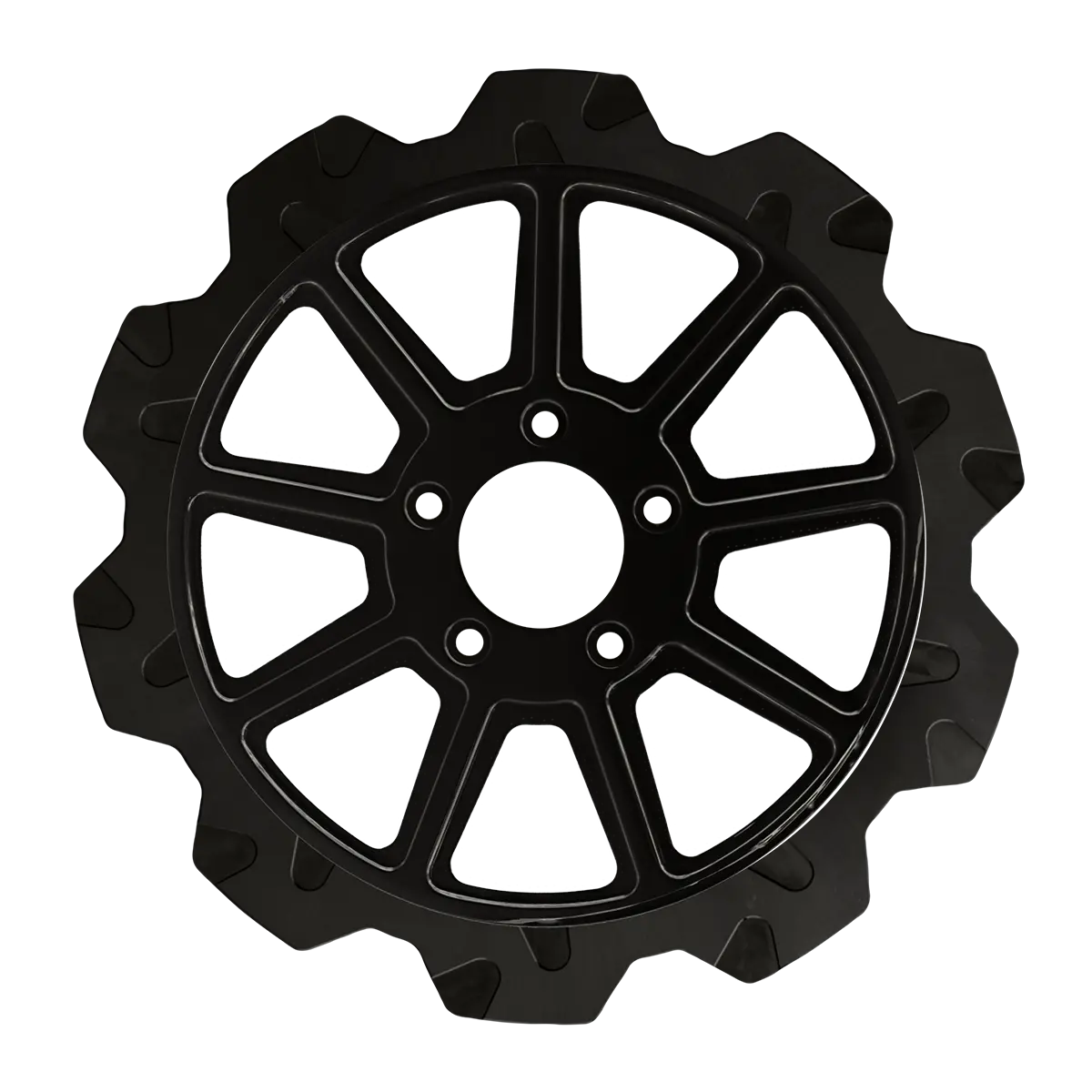 Oversized 13" Crown Cut Front Rotors 3