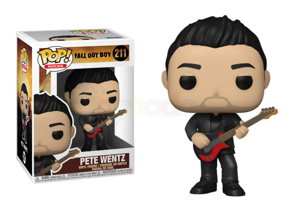 Funko Pop! Rocks #211 - Fall Out Boy - Pete Wentz Vinyl Figure Low Stock 1