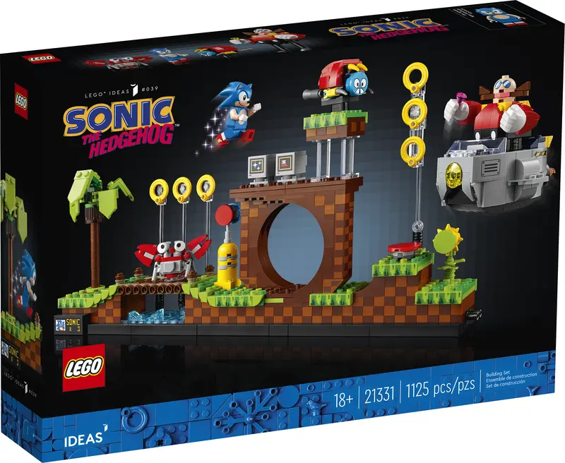 Lego Ideas #039 (21331) Sonic The Hedgehog (Green Hill Zone) Building Toy Low Stock 1