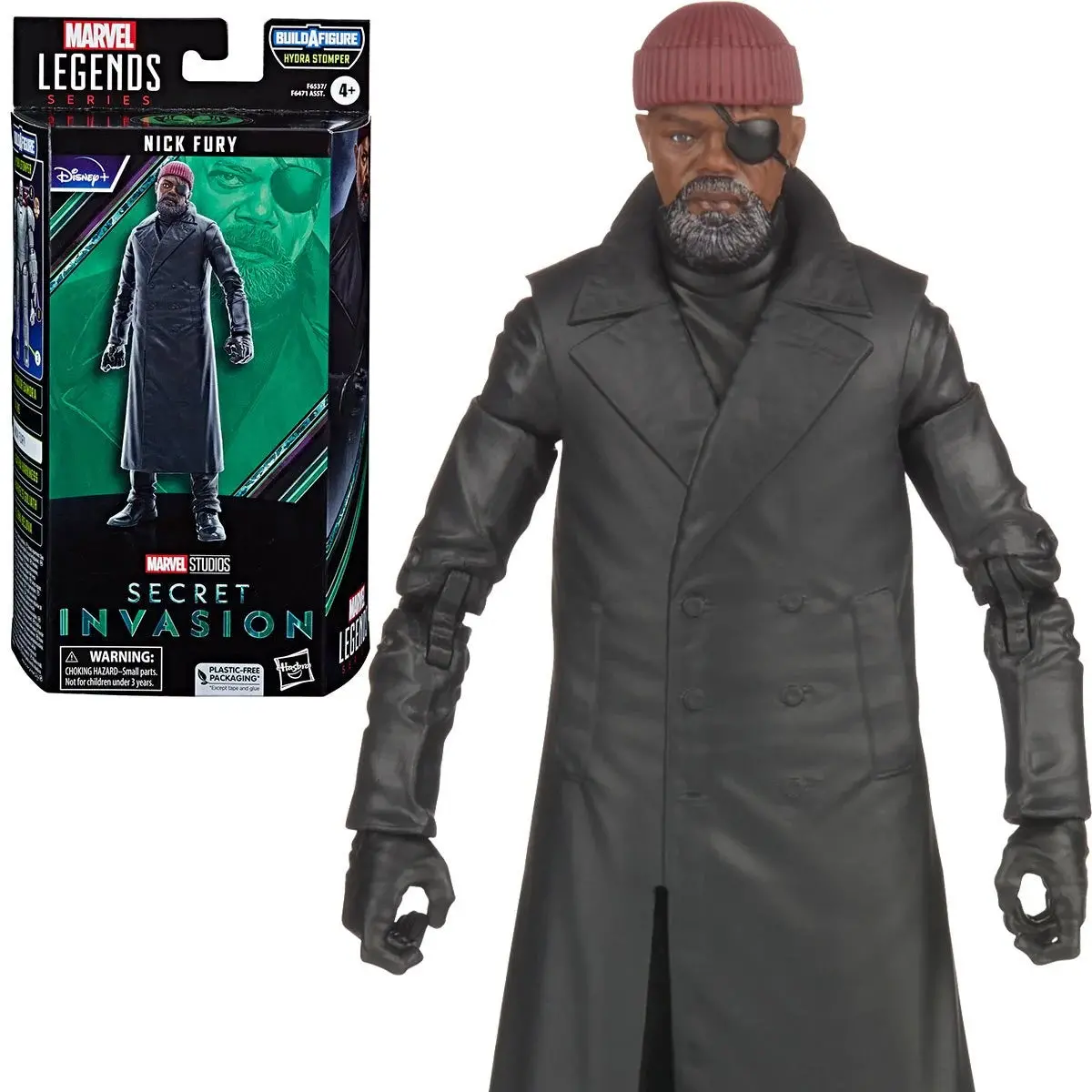 Marvel Legends Series - Hydra Stomper Baf (Disney+) - Nick Fury Action Figure (F6537) 1