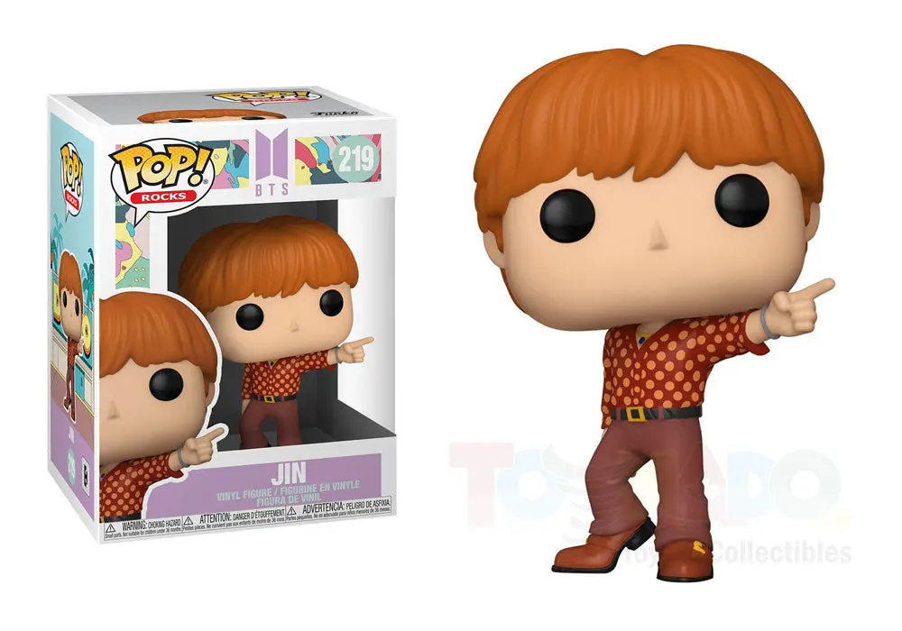 Funko Pop! Rocks #219 - Bts - Jin Vinyl Figure Low Stock 1