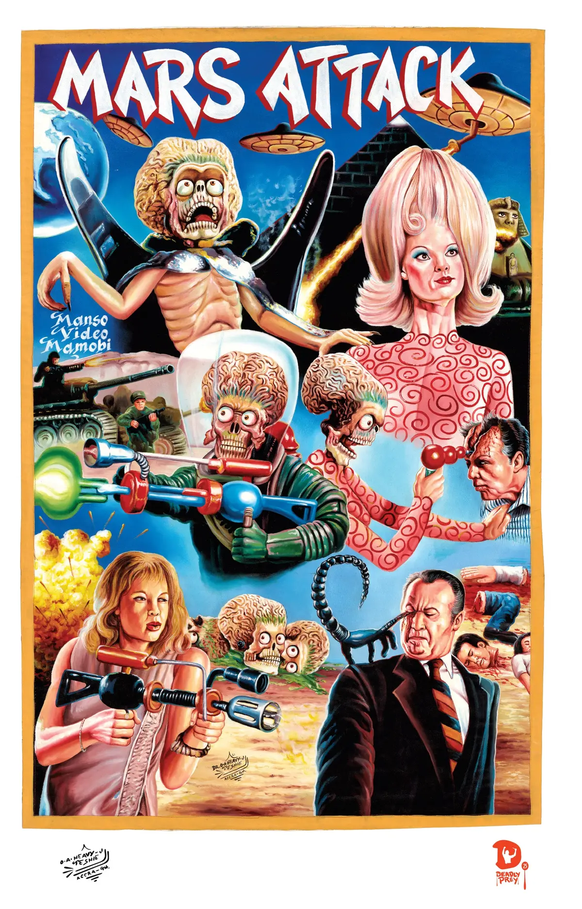 Mars Attacks (High Quality Print) - Heavy J 1