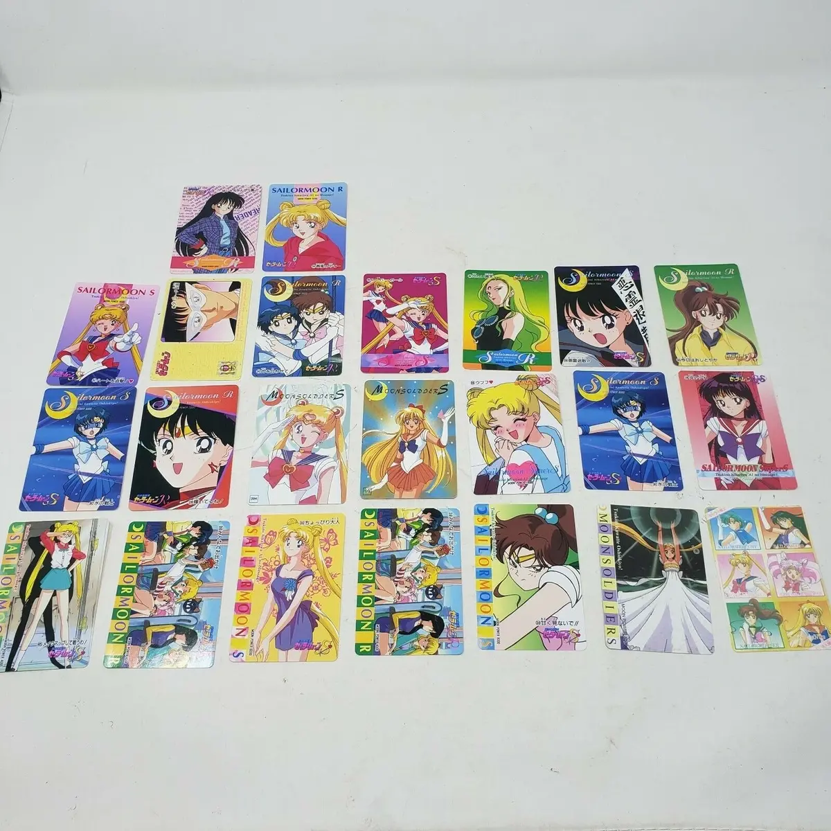 Sailormoon Lot Of 22 Japanese Trading Cards Moonsoldiers Moonsoldders Boy Man 1