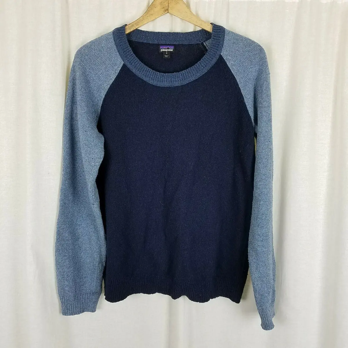 Patagonia Common Threads Cotton Ragland Sleeves Crewneck Pullover Sweater Mens M 1
