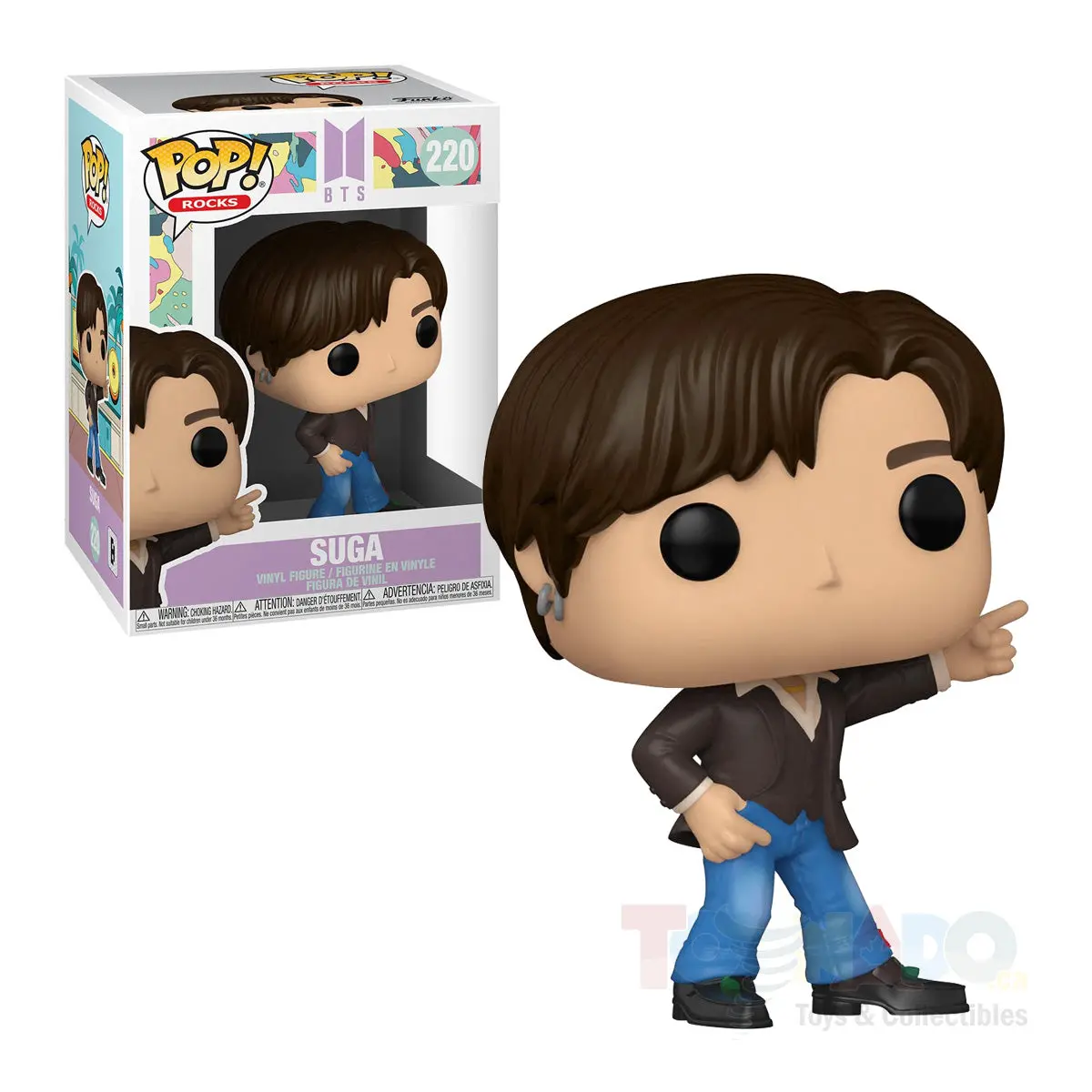 Funko Pop! Rocks #220 - Bts - Suga Vinyl Figure Low Stock 1